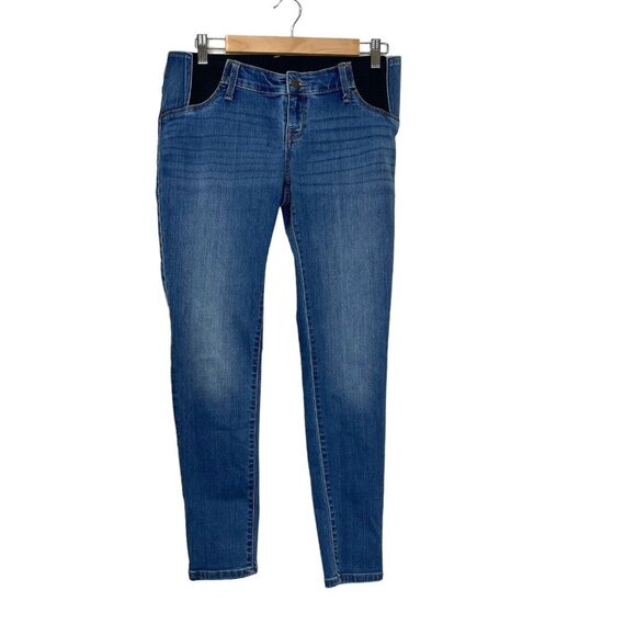 Isabel Under Belly Maternity Skinny Jeans Stretch Denim Pants Size 4 - Picture 1 of 9